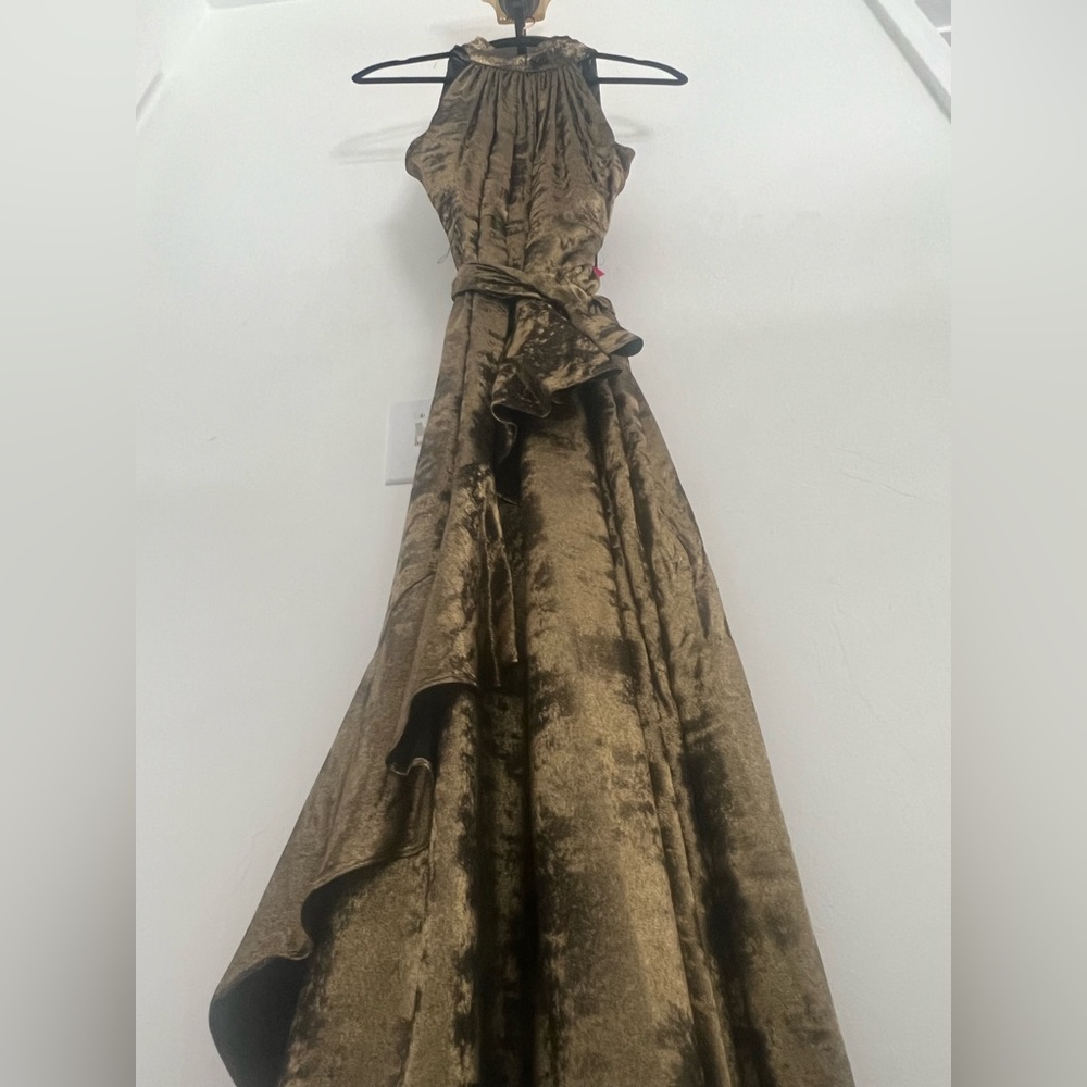 Gold long dress
